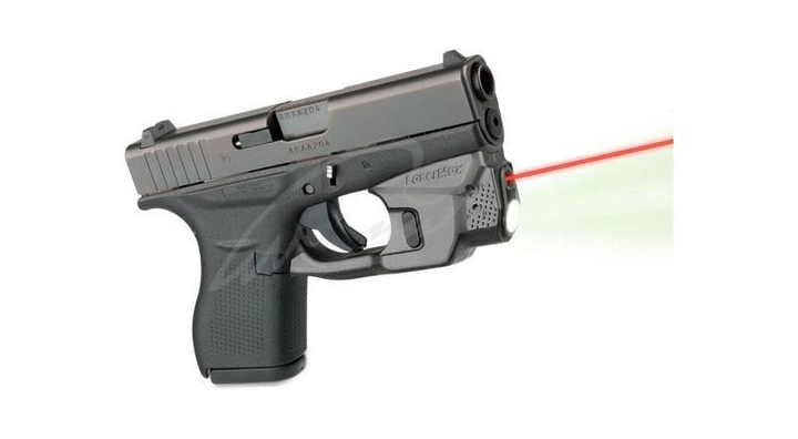 Целеуказатель LaserMax на скобу для Glock 42/43 с фонарем (красный) - изображение 1