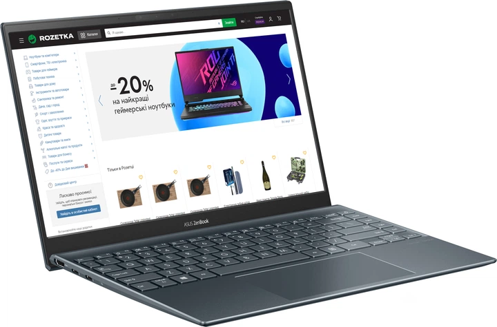 Ноутбук ASUS ZenBook 14 UX425EA-KI506 (90NB0SM1-M11620) Pine Grey + фирменный чехол - изображение 3