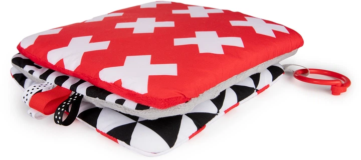 Zabawka-lusterko Canpol Babies Bears Sensory Toys Miękka Czerwona (5903407680798) - obraz 6