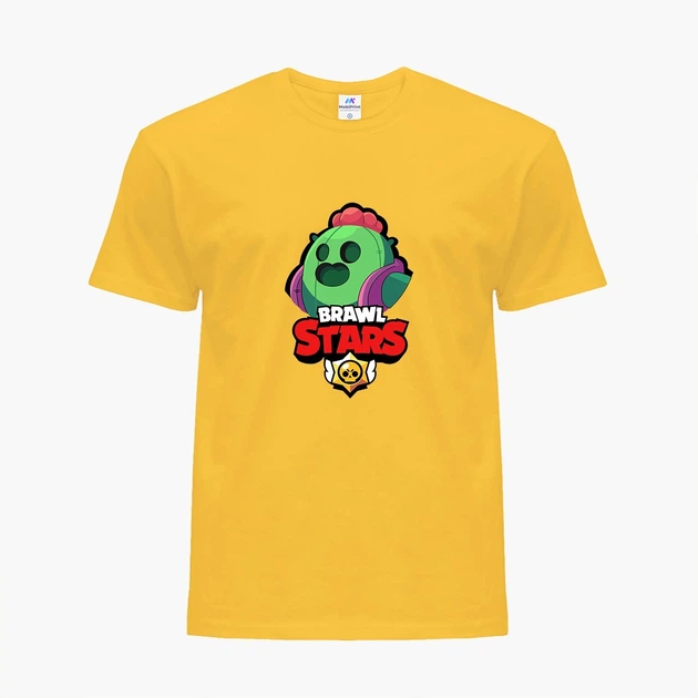 Футболка дитяча Бравл Старс Спайк (Brawl Stars Spike) (25186-1030) 134-140 см Бавовна Жовтий - Фото 1 Футболка дитяча Бравл Старс Спайк (Brawl Stars Spike) (25186-1030) 134-140 см Бавовна Жовтий - зображення 1