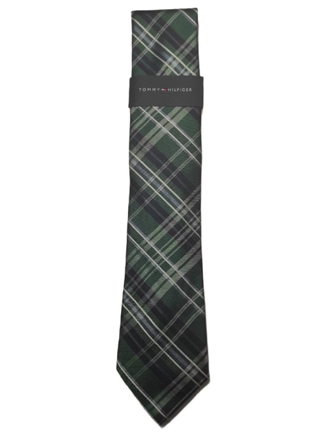 Галстук Tommy Hilfiger S17032 100% Шелк зеленый - Фото 2 Галстук Tommy Hilfiger S17032 100% Шелк зеленый - изображение 2