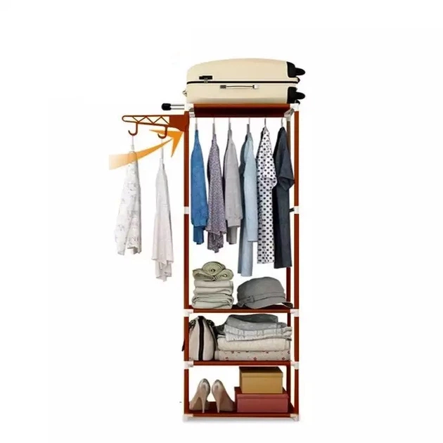 Вешалка для одежды Hat Stand Coat Rack Коричневая - изображение 2