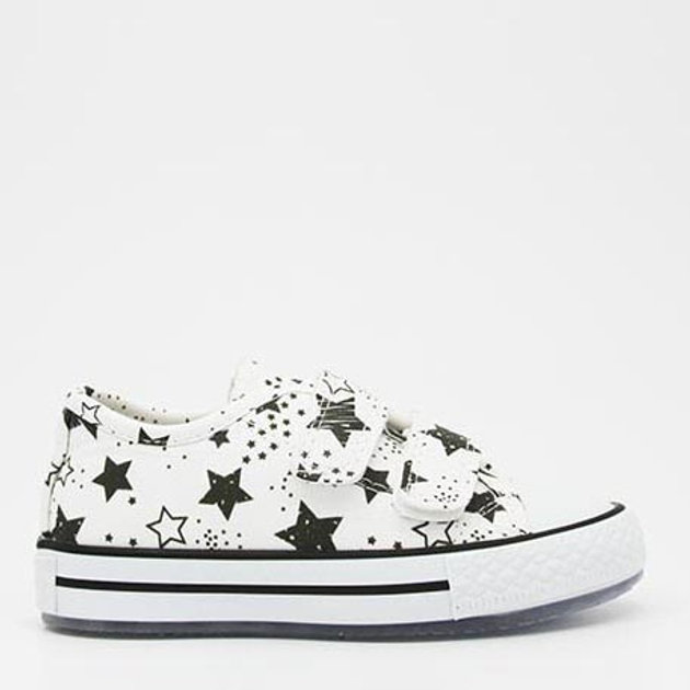 Детские кеды для девочек VUVU KIDS White Stars 3323 6.5 23 Белые ...