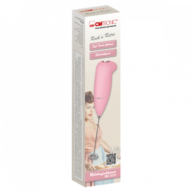 Вспениватель молока Clatronic MS 3089 Pink - изображение 3