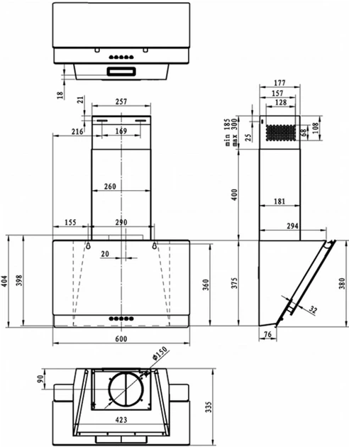 Витяжка Gorenje WHI629EB - зображення 4