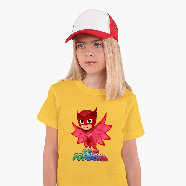 Детская футболка Герои в масках (PJ Masks) (25186-1615) 134-140 см Хлопок Желтый - Фото 2 Детская футболка Герои в масках (PJ Masks) (25186-1615) 134-140 см Хлопок Желтый - изображение 2