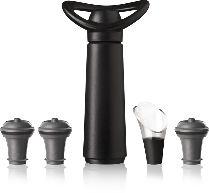 Zestaw prezentowy Vacu Vin Saver Concerto Gift Set Black (09876606) - obraz 2