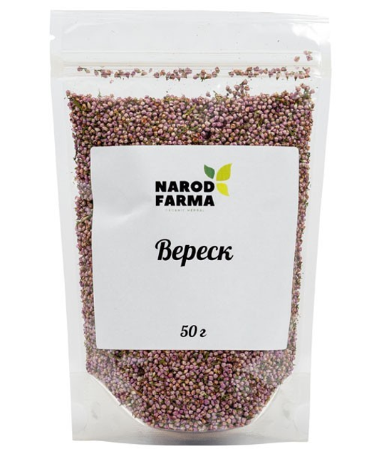 Травяной Чай Вереск NarodFarma цветки 50 г - изображение 1