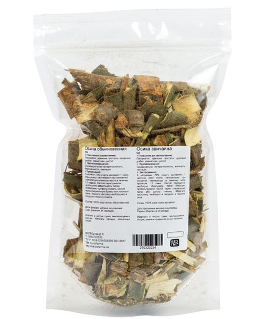 Травяной Чай Осина Кора NarodFarma 250 г - изображение 2