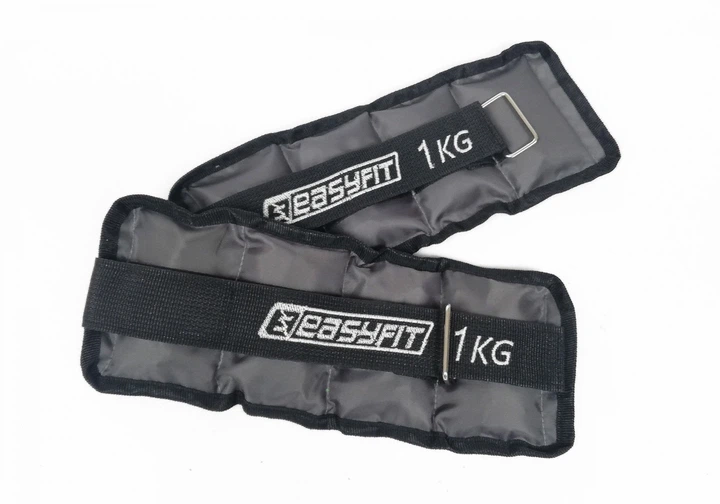 Утяжелители для фитнеса EasyFit 1 кг 2шт наполнение стальная гранула EF-AWTМ-100 - Фото 2 Утяжелители для фитнеса EasyFit 1 кг 2шт наполнение стальная гранула EF-AWTМ-100 - изображение 2