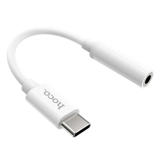 Перехідник HOCO LS30 Digital Type-C на 3.5 Audio Converter. White - Фото 9 Перехідник HOCO LS30 Digital Type-C на 3.5 Audio Converter. White - зображення 9