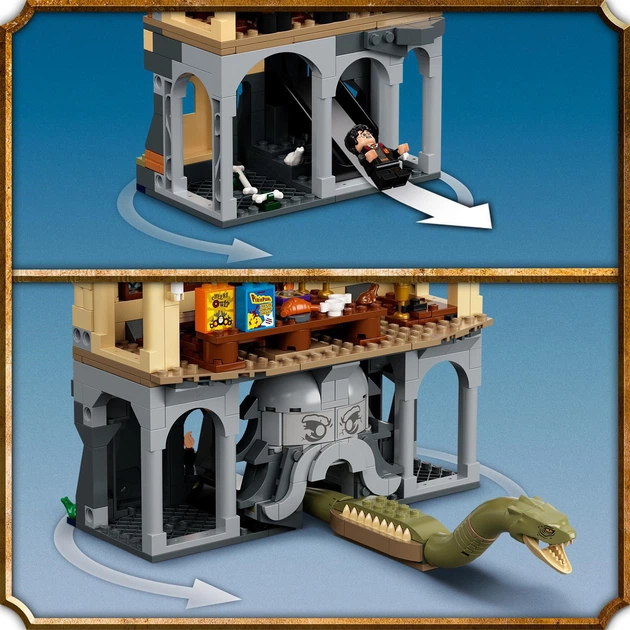 Zestaw klocków LEGO Harry Potter Hogwart: Komnata Tajemnic 1176 elementów (76389) - obraz 8