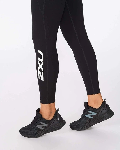 Жіночі компресійні тайтсы 2XU, Form Stash Hi-Rise Comp Tights, XS, чорний/білий логотип - зображення 6