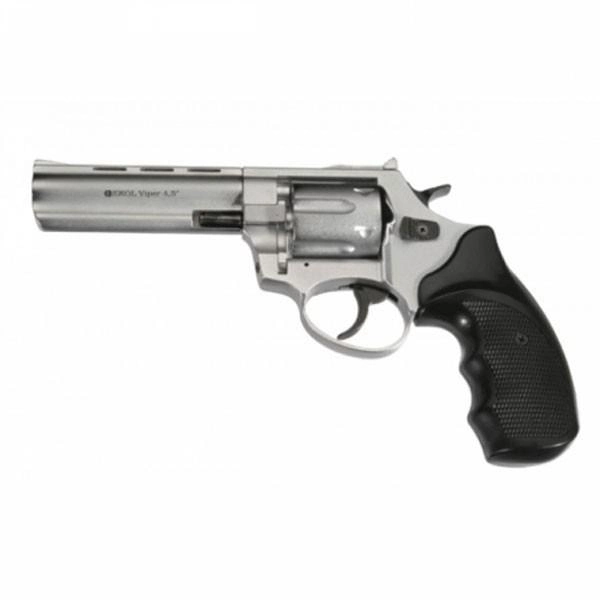 Револьвер под патрон Флобера EKOL 4.5" хром - изображение 1