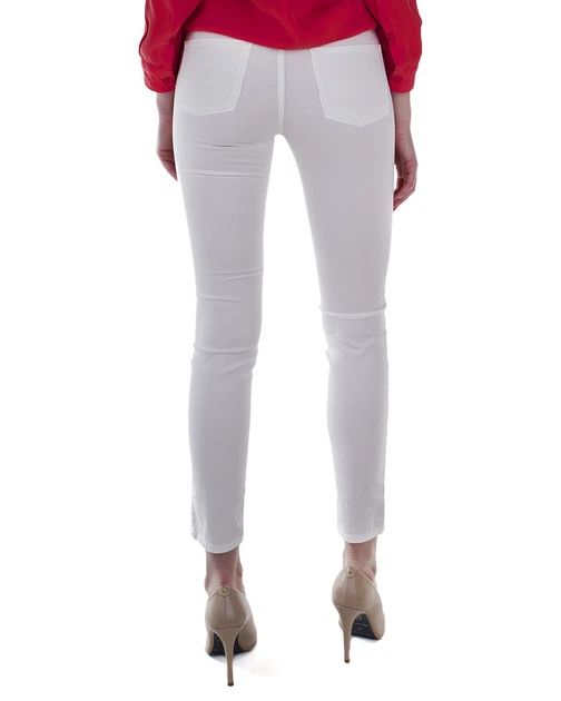 Джинси жіночі TRUSSARDI JEANS (56G00024-1T000620-H001-W001/82) 28 Білий - Фото 3 Джинси жіночі TRUSSARDI JEANS (56G00024-1T000620-H001-W001/82) 28 Білий - зображення 3