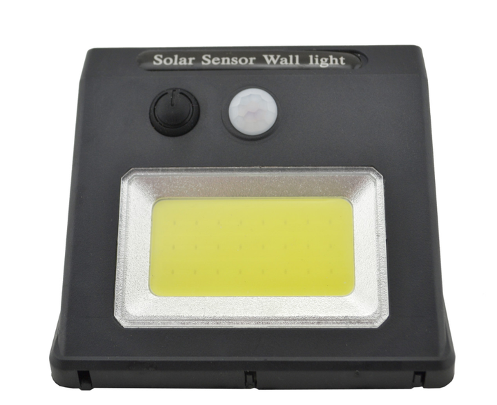 Светодиодный уличный светильник Solar COB LED навесной настенный от солнечной батареи с датчиком движения - изображение 6