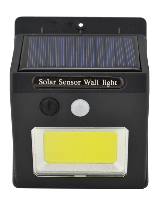 Светодиодный уличный светильник Solar COB LED навесной настенный от солнечной батареи с датчиком движения - изображение 8