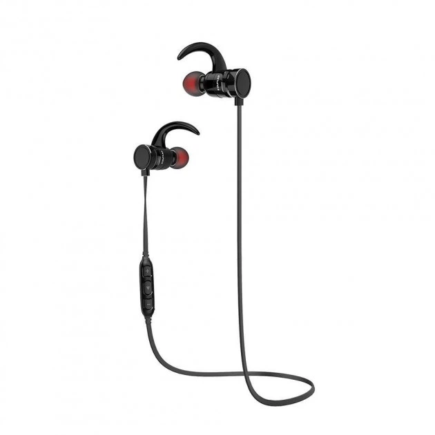 Спортивные беспроводные Bluetooth наушники Awei AK4 Black (МХ-НФ-00006396) - Фото 4 Спортивные беспроводные Bluetooth наушники Awei AK4 Black (МХ-НФ-00006396) - изображение 4