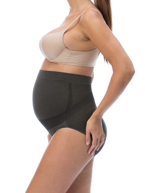 Трусы-бандаж дородовые SILVER с серебром Relaxsan RelaxMaternity S Черный Арт.5150 - изображение 4