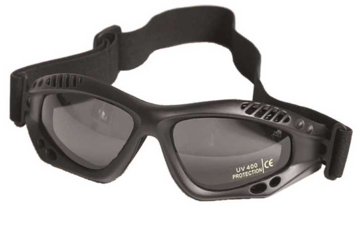 Тактические стрелковые защитные очки MiL-tec AIR PRO черные (15615302) - изображение 1