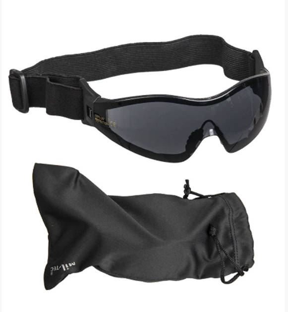 Тактические стрелковые защитные очки MiL-tec PARA черные (15615202) - изображение 2