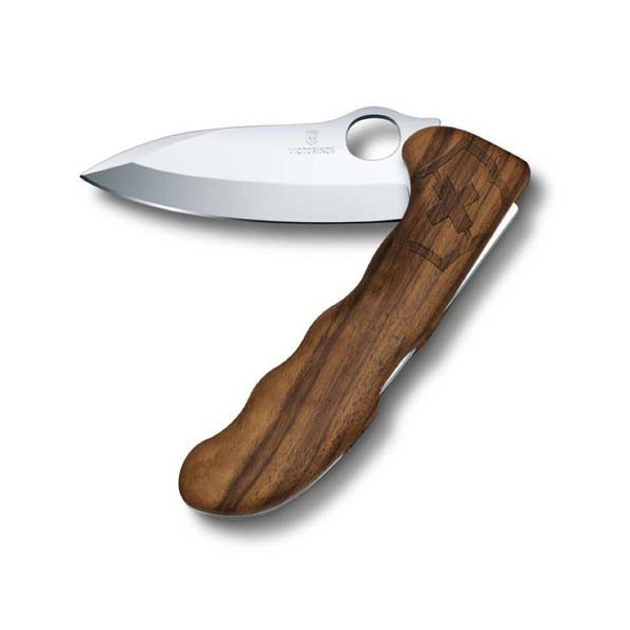 Складной нож Victorinox HUNTER PRO One hand + чехол 0.9410.63 Викторинокс Швейцария Орех - изображение 1