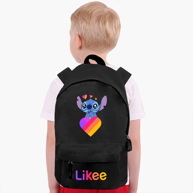 Рюкзак дитячий Лайк Стіч (Likee Stitch) (9263-1596) 17 л Чорний - зображення 2