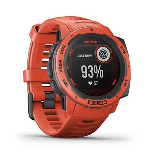 Спортивний годинник GARMIN Instinct Solar Flame Red - зображення 5