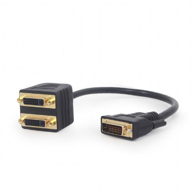 Пассивный разветвитель DVI 1x2 сигнала Cablexpert A-DVI-2DVI-01 – фото ...
