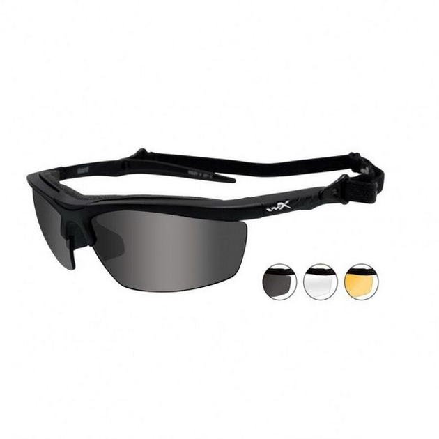 Окуляри Wiley-X Guard Grey/Clear/Rust Matte Black 7700000024817 - зображення 1