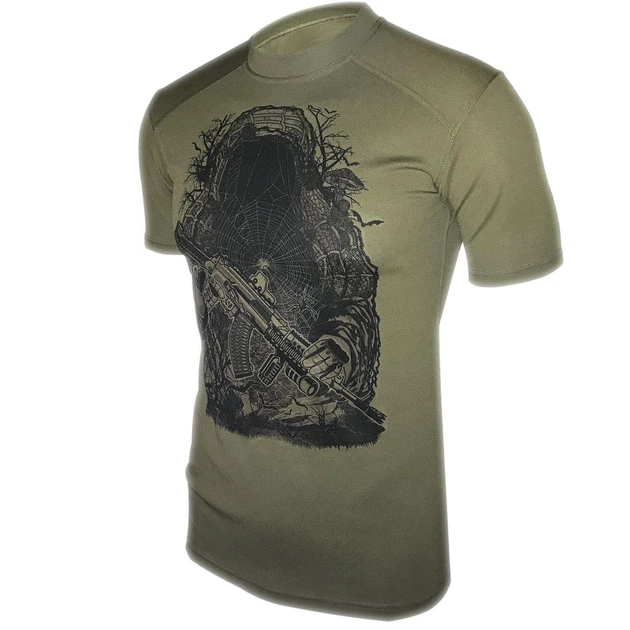 Футболка Kramatan Леший Olive M - Фото 2 Футболка Kramatan Леший Olive M - изображение 2