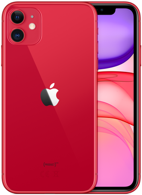 Мобільний телефон Apple iPhone 11 128GB PRODUCT Red Офіційна гарантія - зображення 2
