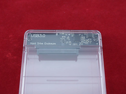 Внешний 2.5 USB 3.0 SATA Карман OEM жесткого диска, прозрачный (115696) - изображение 2