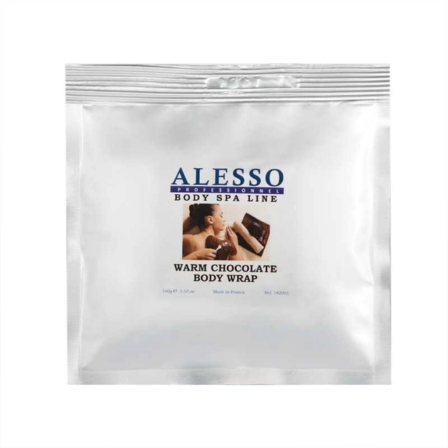 Обертывание для тела Alesso Warm Chocolate Body Wrap теплое шоколадное Детокс 100 г (3273629820350) 