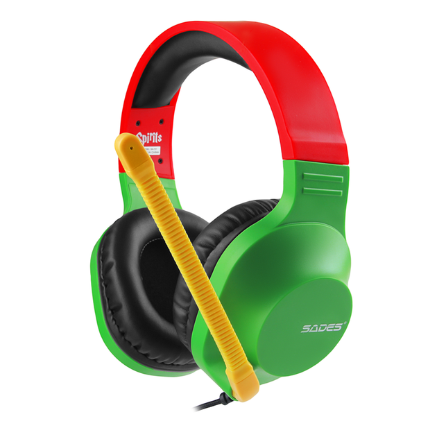 Навушники Sades SA-721 Spirits Rasta (sa721rsj) - Фото 3 Навушники Sades SA-721 Spirits Rasta (sa721rsj) - зображення 3