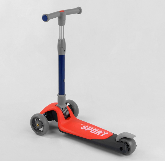 Детский трехколесный самокат Best Scooter F-44077 складной, светодиодная подсветка колес - Фото 5 Детский трехколесный самокат Best Scooter F-44077 складной, светодиодная подсветка колес - изображение 5