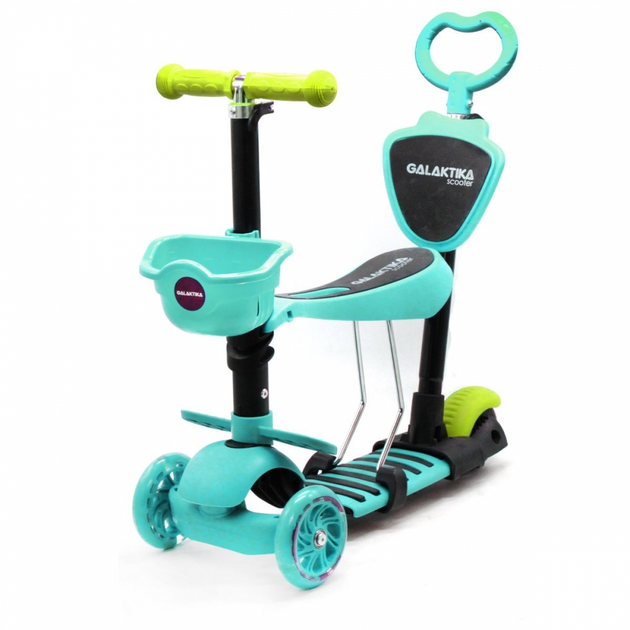 Самокат - беговел 2 в 1 Baby Tilly Galaktika GS-0080 пластмассовый ...