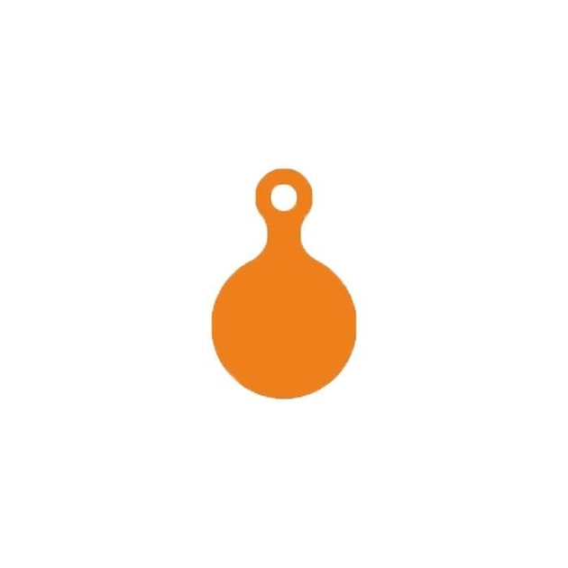 Мишень гонг Алебарда 5 см Оранжевая (524) - изображение 1