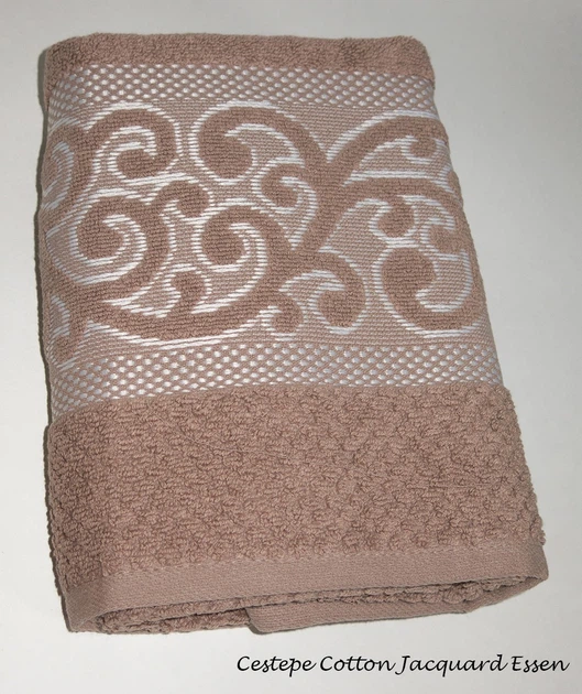 Набір рушників Cestepe Cotton Delux Жакард - Essen 70*140 (6 шт.) - зображення 3