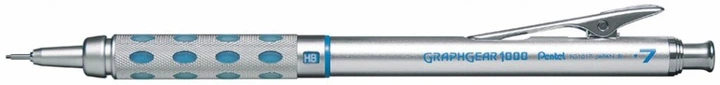 Механічний олівець Pentel GraphGear 1000 0,7 мм металевий - изображение 4