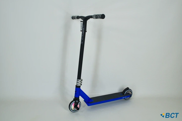 Трюковый самокат Explore Leader Deluxe 120 мм HIC синий + пега (299669863) - изображение 2
