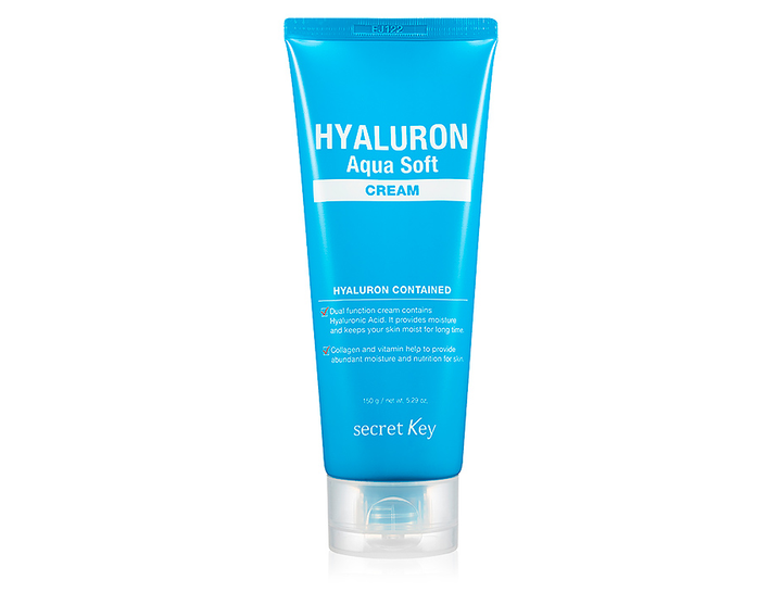Гиалуроновый крем для лица Secret Key Hyaluron Aqua Soft Cream, 150г ...