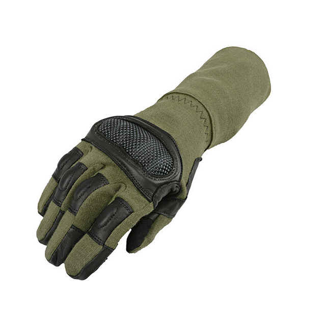 Тактичні рукавиці Armored Claw Breacher Olive Size L - зображення 1