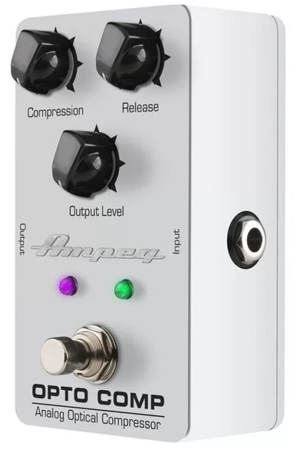 Педаль эффектов Ampeg Opto Comp Compressor - Фото 3 Педаль эффектов Ampeg Opto Comp Compressor - изображение 3