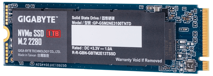 SSD диск Gigabyte NVMe 1TB M.2 2280 (GP-GSM2NE3100TNTD) - изображение 3