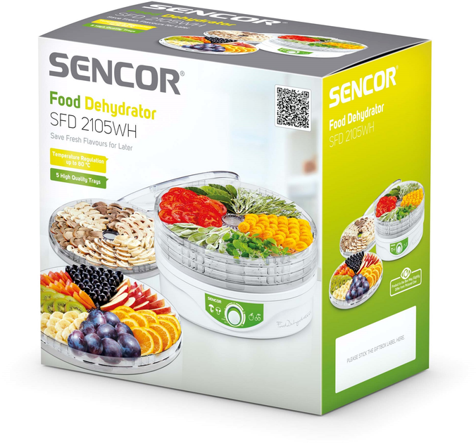 Сушилка для овощей и фруктов SENCOR SFD2105WH - изображение 12