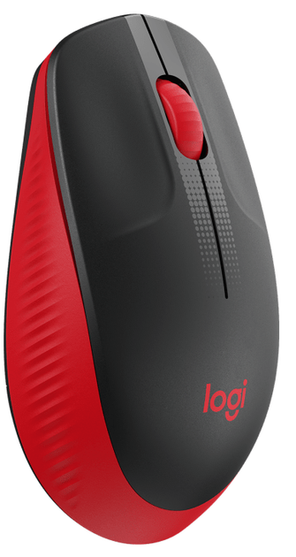 Миша Logitech M190 Full-size Wireless Red (6617021) - изображение 2