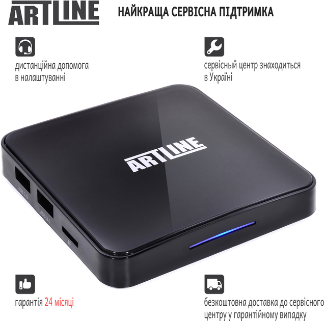 ARTLINE TvBox KM3 4/64GB Android TV 9.0 - зображення 3