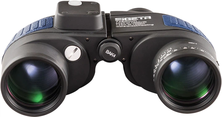 Бинокль Sigeta Admiral 7x50 Blue floating/compass/reticle морской (65813) - изображение 3