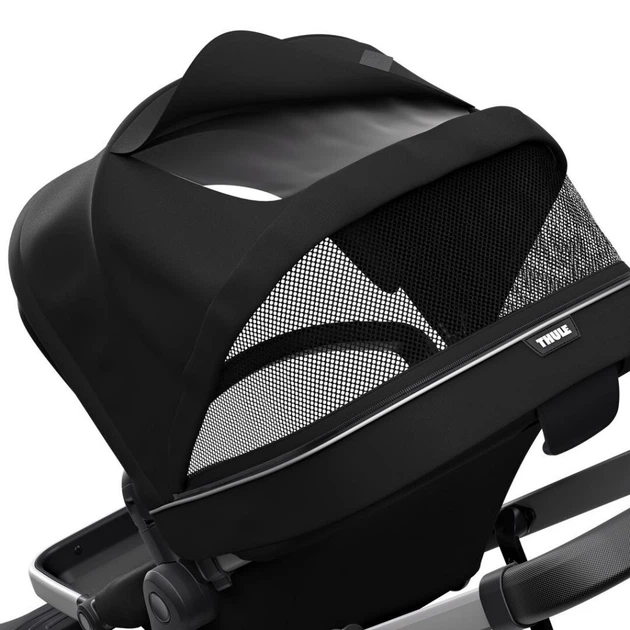 Коляска Thule 2 в 1 Sleek с люлькою Midnight Black (TH 11000007) - Фото 5 Коляска Thule 2 в 1 Sleek с люлькою Midnight Black (TH 11000007) - зображення 5